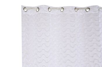 RIDEAU POLYESTER 140X260X260 JAQUARD 8 ANNEAUX TX210178 3