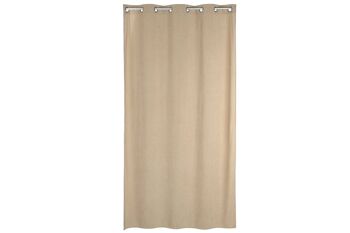 RIDEAU POLYESTER 140X260X260 VELOURS CÔTELÉ ÉPAIS BEIGE TX210396 6