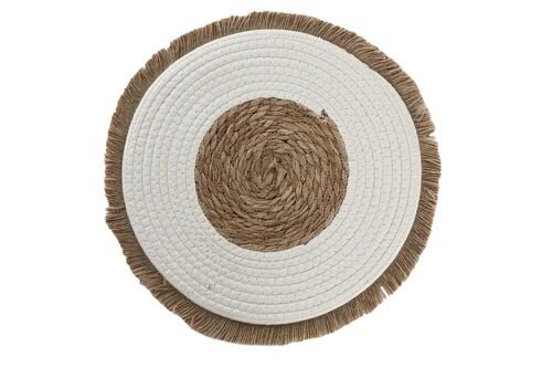 INDIVIDUAL FIBRA ALGODON 38X38X0,1 BLANCO PC205102