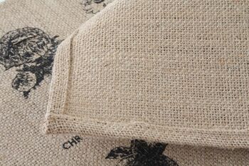 JUTE INDIVIDUEL 45X30X0.1 BOTANIQUE 2 SURT. PC190267 3