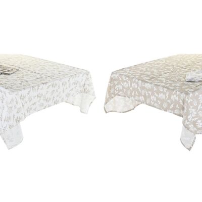 TABLECLOTH SET 9 COTTON 150X250X0,5 160 2 ASSORT. PC200294