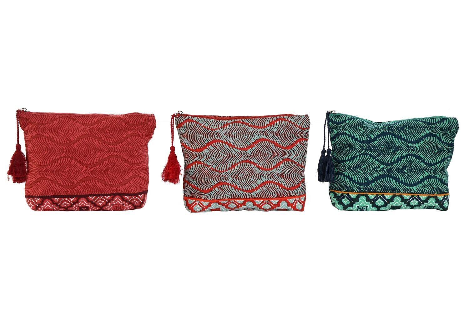 SACCHETTO FERRI COTONE POLIESTERE 25X5X20 3 ASSORT. BO211432