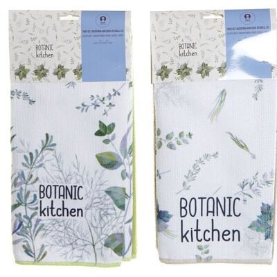 CLOTH SET 2 MICROFIBRE 40X60X1 220GR. BOTANICAL 2 S LC173897