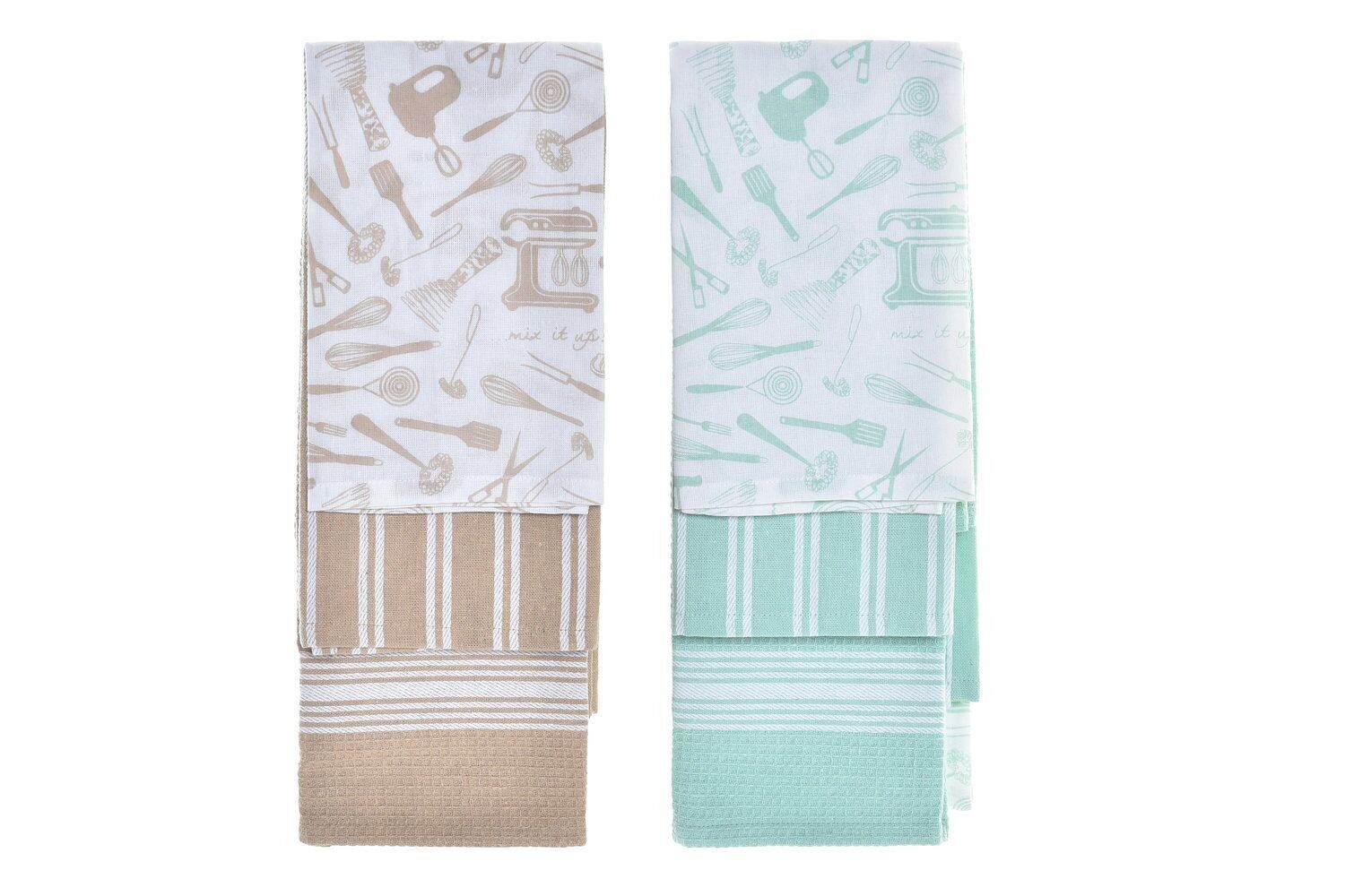 SET 3 PANNI COTONE 60X0,5X40 170 G/M2 CUCINA 2 SUD TX197015