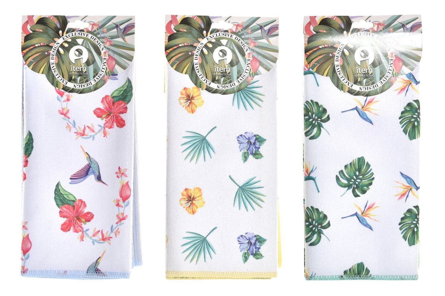 SET 2 PANNI MICROFIBRA 40X60X0,5 220GR, TROPIC 3 SU PC193006