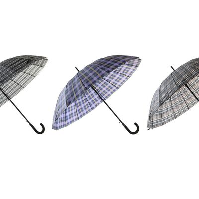 POLYESTER UMBRELLA 116X116X92 16 RODS 3 ASSORTMENTS. PW200004