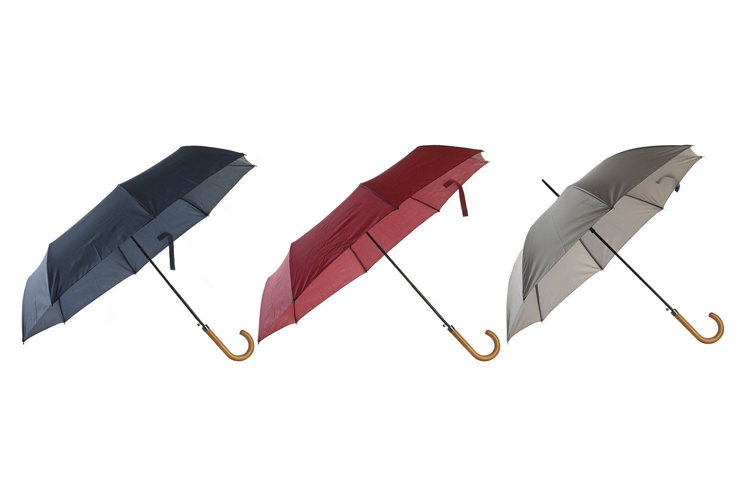 OMBRELLO IN PONGEE 104X104X89 APERTURA AUTOMATICA 3 ASSORTIMENTI. PW200001