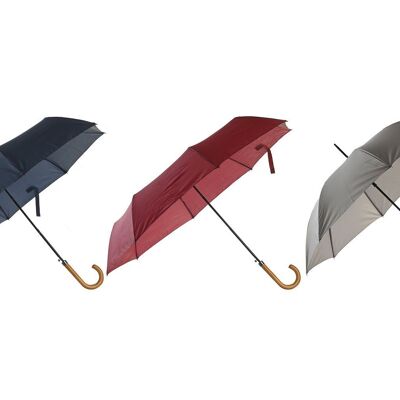 PONGEE UMBRELLA 104X104X89 AUTO OPENING 3 ASSORTMENTS. PW200001