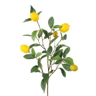 Silk Flower - Lemon Spray Artificial 90cm