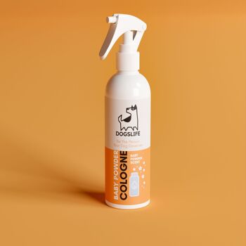 Spray pour chien parfumé à la poudre pour bébé 3