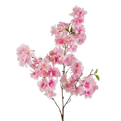 Fiore di seta - Spray artificiale di fiori di ciliegio 106 cm - Rosa