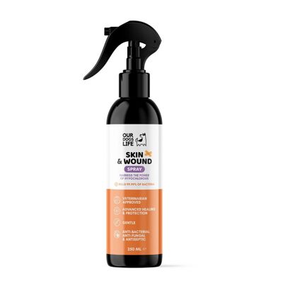 Spray antiséptico para perros