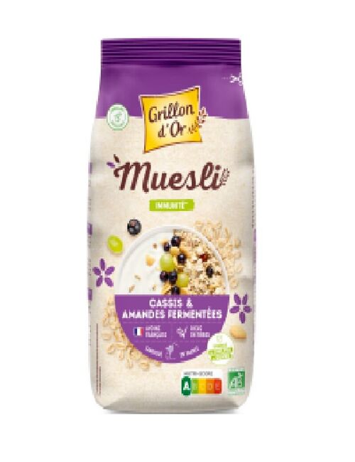 MUESLI CASSIS AMANDES FERMENTEES - 500 Gr