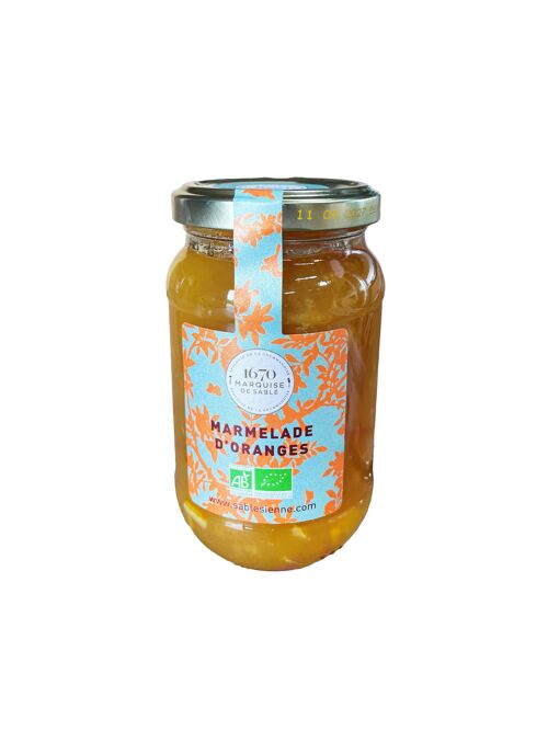 Confiture extra d'Oranges Bio - pot en verre 320 g