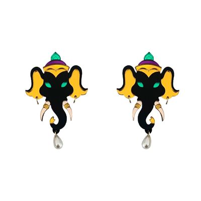 Ganesha earrings