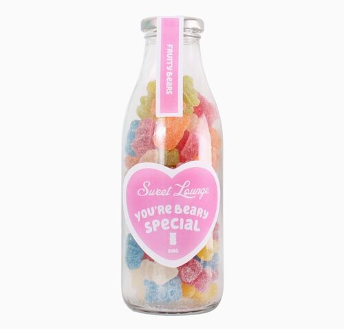 Vegan 'You're Beary Special' Fruity Gummy Bear Jar 300g