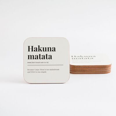 Hakuna Matata English Coaster