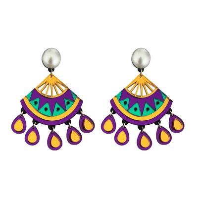 BALINE FAN EARRINGS