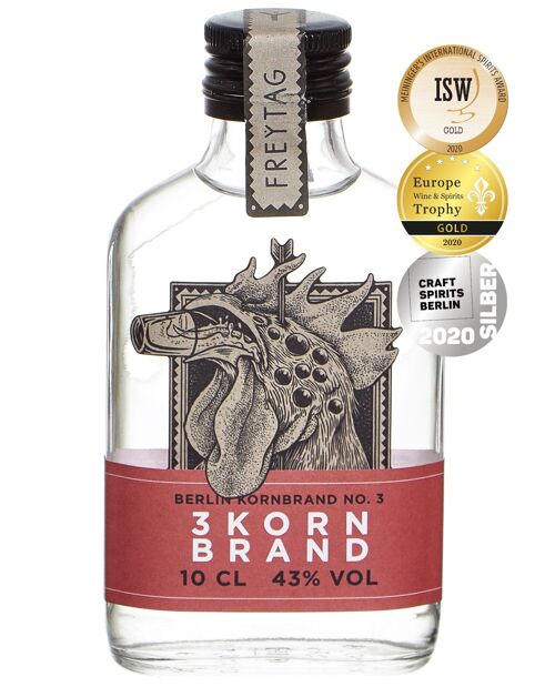 3 KORNBRAND - 43% vol - 10cl