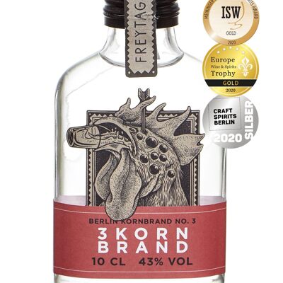 3 KORNBRAND - 43% vol - 10cl