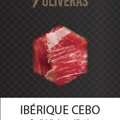 Pre-sliced ​​Cebo Pata Negra Iberian ham 70g