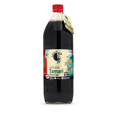 Fair trade organic tamari 1 L reusable