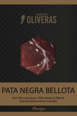 Bellota Ham 100% Pata Negra, Pre-sliced ​​70g