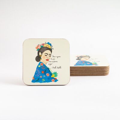 Frida Watercolor Coaster