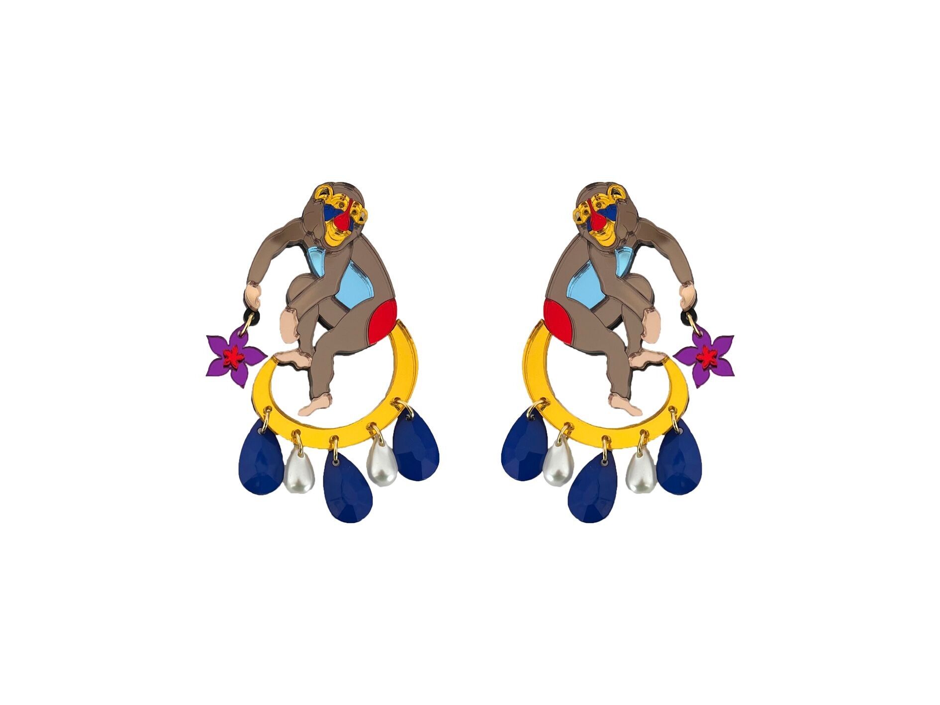 MONO-PERLEN-OHRRINGE