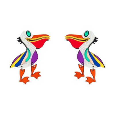 BOUCLES D'OREILLES PÉLICAN