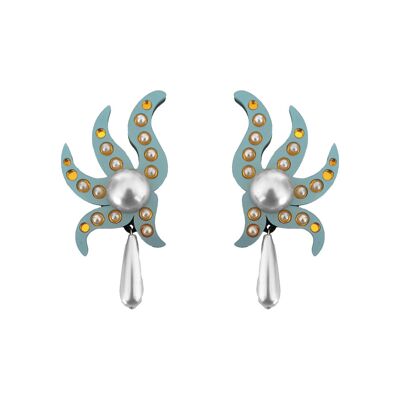 Seestern-Meerjungfrau-Ohrringe
