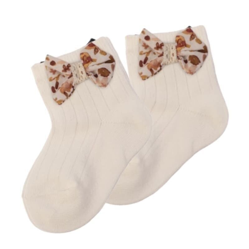 Baumwollsocken BOHO FLOPI Cognac Größe 1-2 Jahr