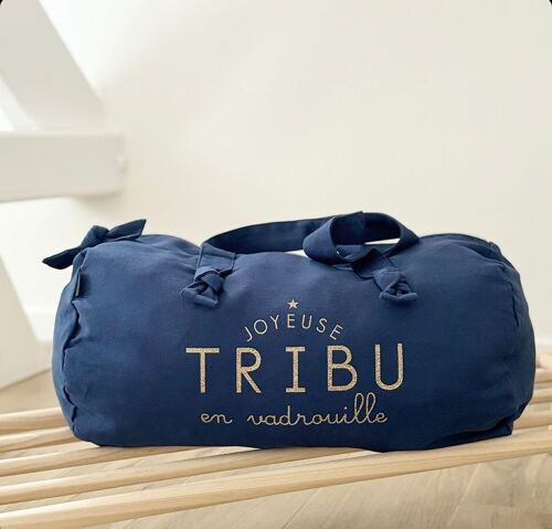 Sac Polochon Marine - Joyeuse Tribu en Vadrouille