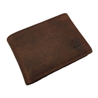Silas Small Wallet with Card Slot and Coin Pocket Leather RFID Protection