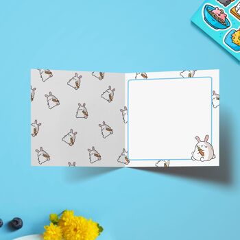 Carte Lapin Lapin | Carte d'anniversaire | Carte de voeux 4