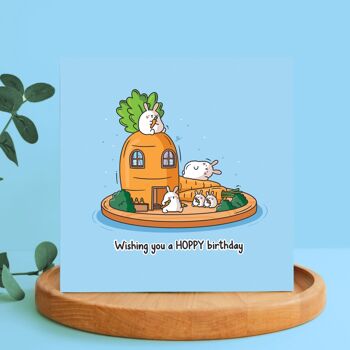 Carte Lapin Lapin | Carte d'anniversaire | Carte de voeux 5