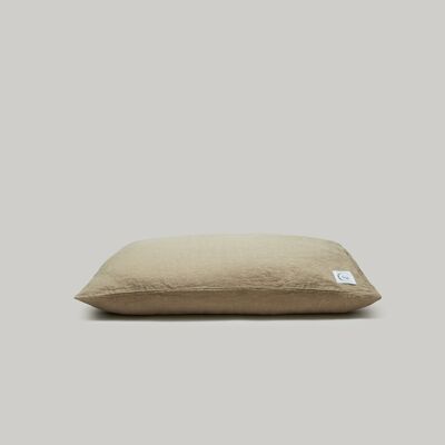 French washed linen pillowcase