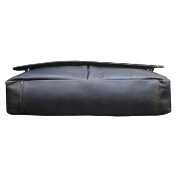 Leo Sac à bandoulière pour femme Grand sac à bandoulière pour homme Sac pour ordinateur portable 15,6" 9