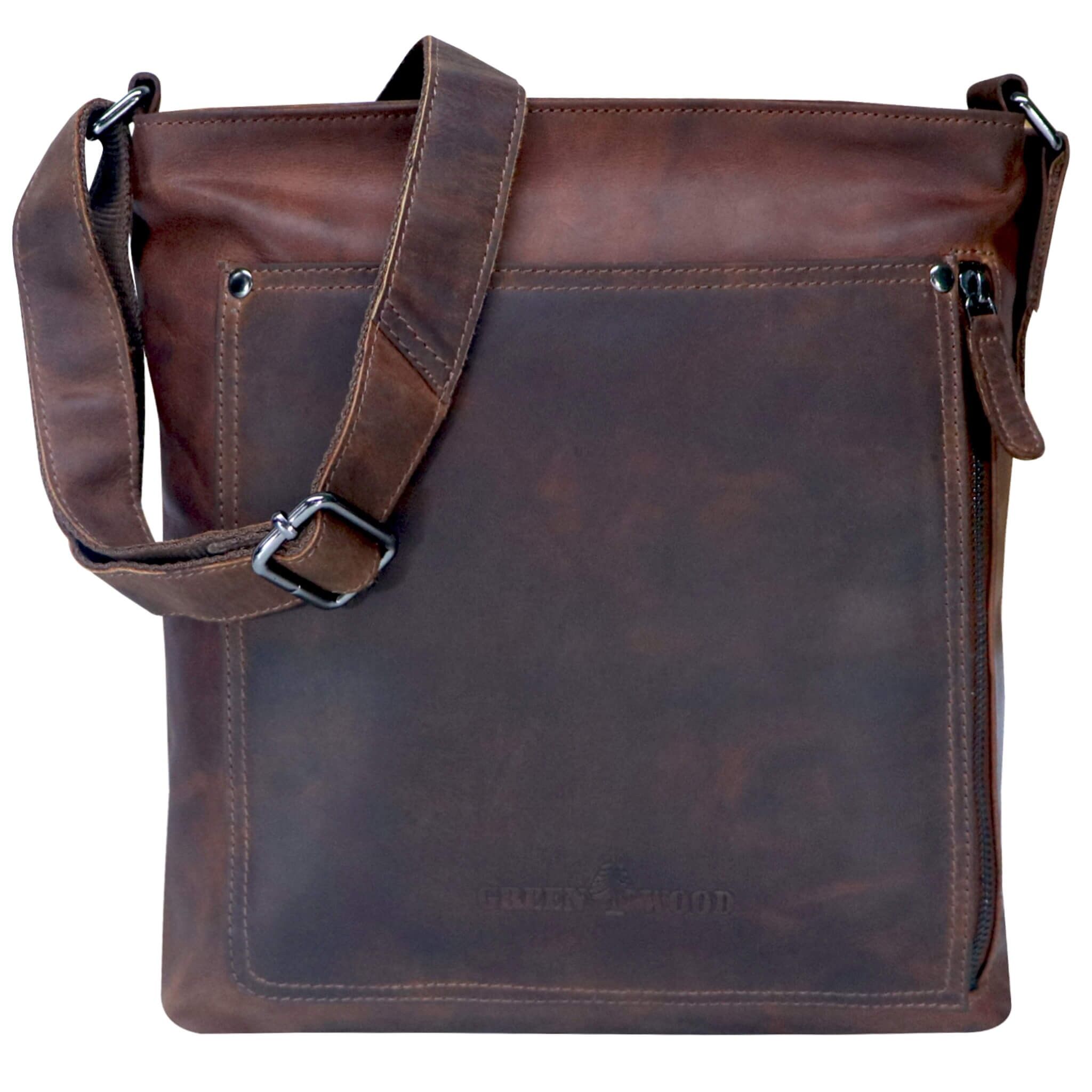 Bree retro bag women's leather shoulder bag men's vintage
