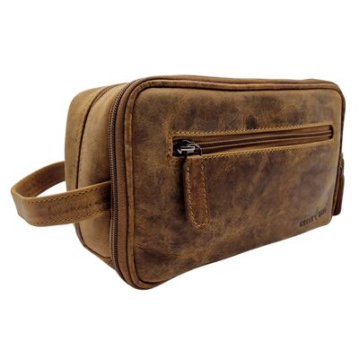 Gabi toiletry bag men leather toiletry bag women water-repellent