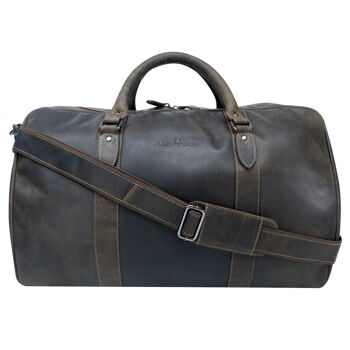 Jacob Weekender Sac fourre-tout en cuir pour homme Taille L 31