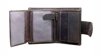 Rosi portefeuille femme grand portefeuille homme cuir vintage RFID 19