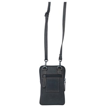 Oli étui pour téléphone portable sac à bandoulière pour smartphone à accrocher en cuir 14