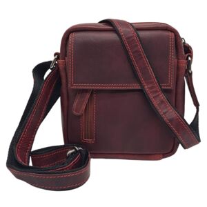 Kai Sac à bandoulière pour femme Petit sac à bandoulière en cuir pour homme