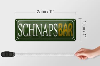 Panneau en étain disant 27x10cm, panneau vert pour bar à alcool, pub, bar 4