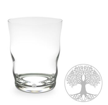 Verre à boire Jasmina arbre de vie gravure laser