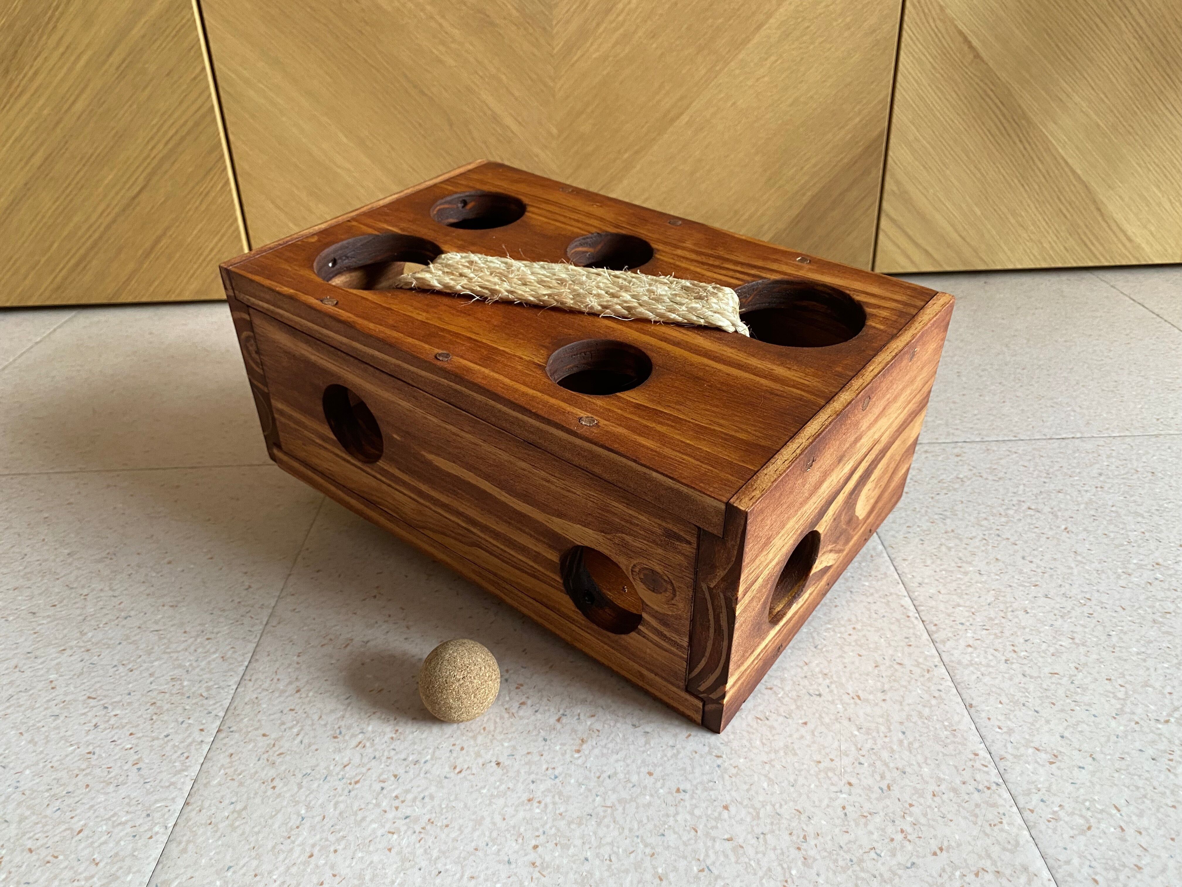 Scatola da gioco per gatti, tiragraffi per gatti, giochi per gatti