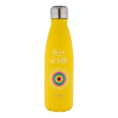 STAINLESS STEEL BOTTLE - MUSTARD YELLOW