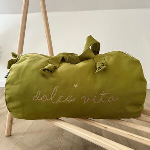 Sac Polochon vert avocat - Dolce Vita