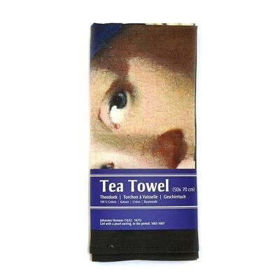 Tea towel, Girl with a pearl earring, Vermeer